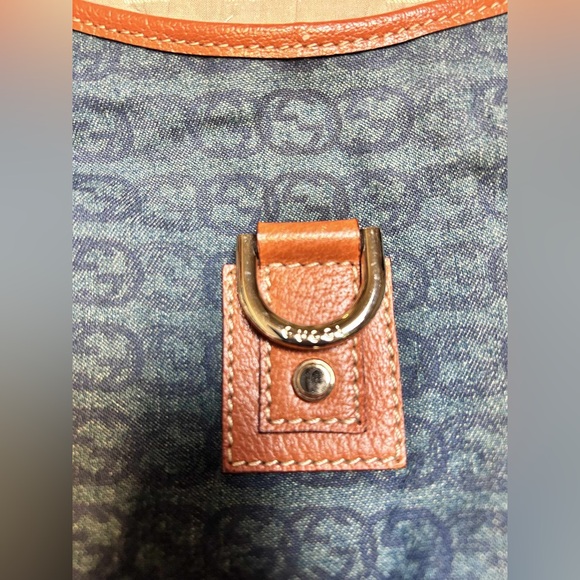 Stylish Blue and Tan Women's Bag - Picture 3 of 6